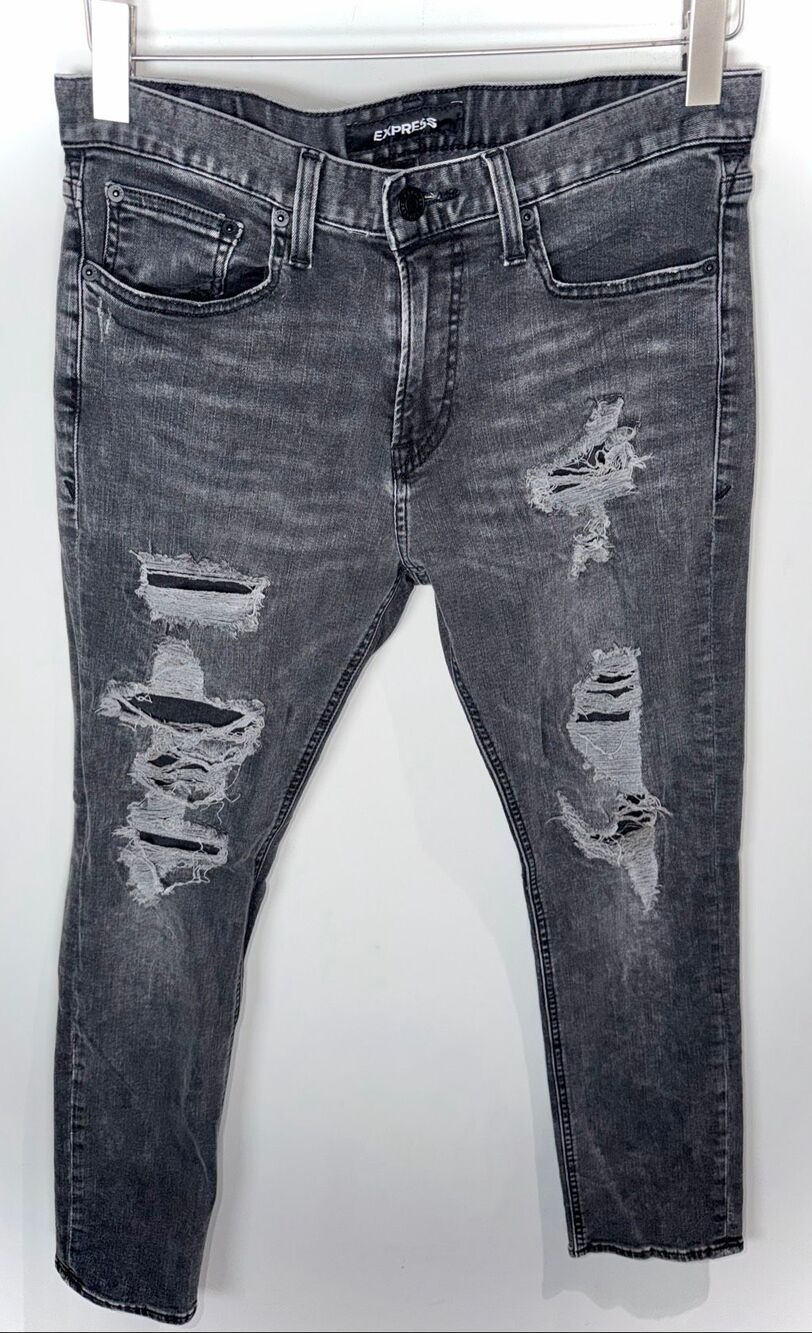 Express black slim fit jeans size 32x32